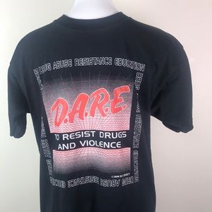 Vintage 96 DARE To Resist Drugs T-Shirt
